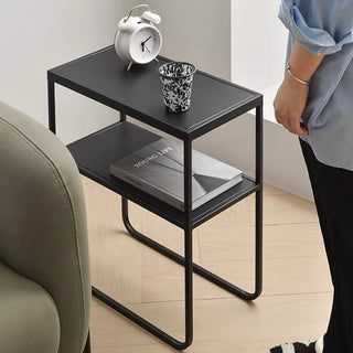 25cm Wide Iron Storage Side Tablein  Slim Rack