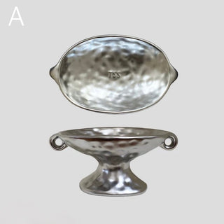 Handled Nuance Ceramic Accessory Tray  Small Item Holder