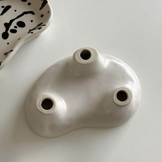 Zebra print with legs wave-shaped accessory tray
