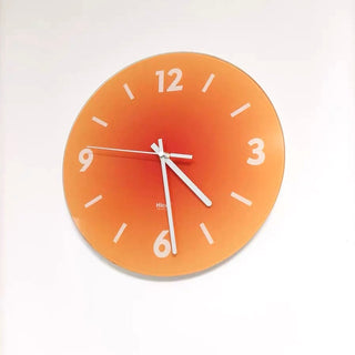 Gradient Wall Clock with Stand and Lettering