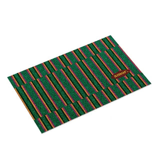 Retro Color Stripe Pattern Entrance Mat 50 x 80 cm Mud Removal