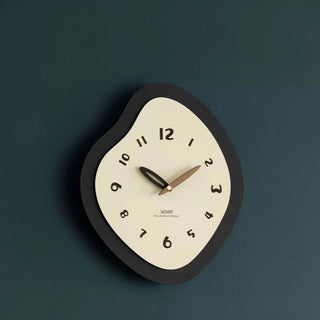 Monochrome Modern Art Wall Clock