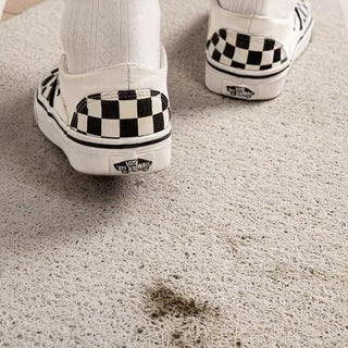 Rabbit pattern entrance mat 50 x 80 cm mud-removing mat