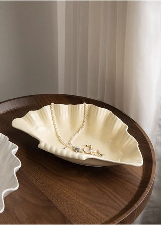 Shell motif accessory tray seashell