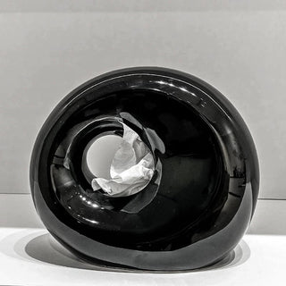 Modern Design Round Ceramic Tissue Case