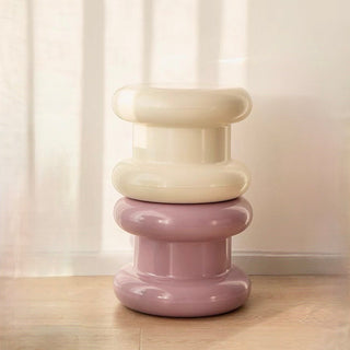 Chubby Round Tier Side Table Stool