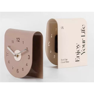 Lettering Design Clock  Table Clock Object