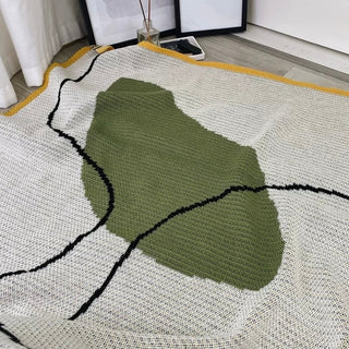 Nuance Wave Design Knit Blanket 120 x 160 cm Lap Blanket