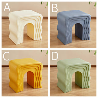 Unique Wave Arch Side Table  Stool