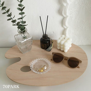 Wooden Pallet-Shaped Accessory Tray with Legs   Small Item Holder
