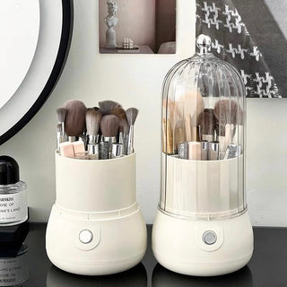 Covered Makeup Brush Stand Pen Holder Storage