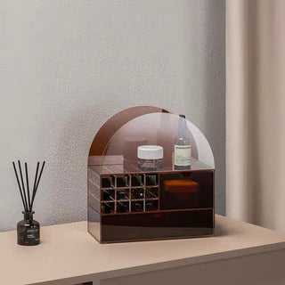 Acrylic Clear Arch Cosmetic Storage Box