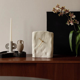 Rectangle Nuance Art Clock   Silent Desk Clock
