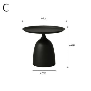 Iron Round Mini Side Table  Sofa Table