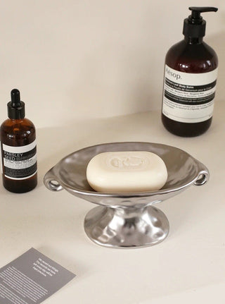 Handled Nuance Ceramic Accessory Tray  Small Item Holder