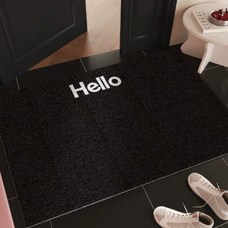 Hello Lettering Color Entrance Mat  50 x 80 cm Mud Removal