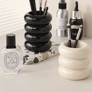 Donut Tube Four-Tier Brush Stand  Pen Holder