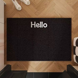 Hello Lettering Color Entrance Mat  50 x 80 cm Mud Removal