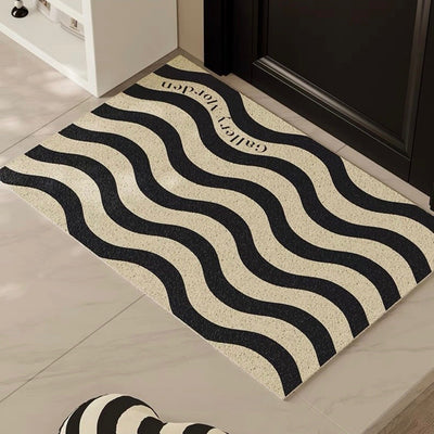 Striped entrance mat 50 x 80 cm mud-removing mat