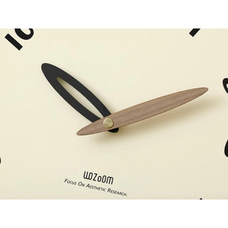 Monochrome Modern Art Wall Clock