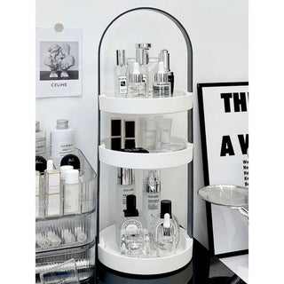 Archframe Round Three-Tier Rack  Cosmetic Storage
