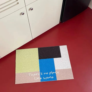 Simple Lettering Color Entrance Mat  50 x 75 cm Mud Removal