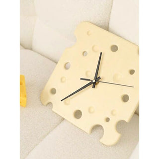 Cheese motif ceramic clockin  wall clock