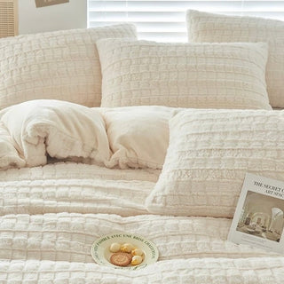 FauxFur Thick Milk Velvet Duvet Cover Set  Bed Cover Bedding Cover