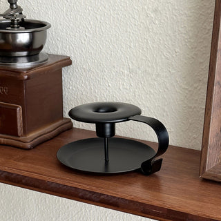 Vintage Iron Candle Holder