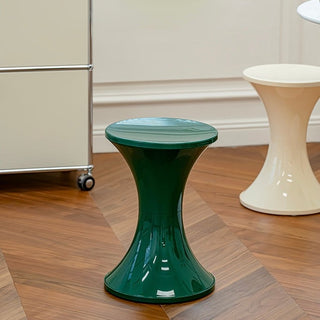 Curved design storage stool side table  in  chair