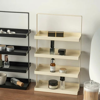 Iron Rectangular Four-Tier Trayin  Storage Rack