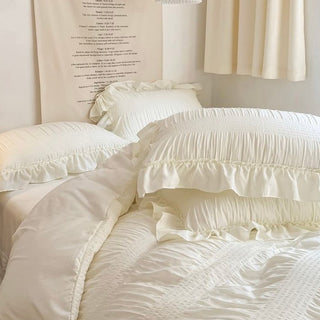 Gathered Frill Duvet Cover Set
