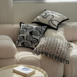 Jacquard Mix Monotone Cushion Cover  45 x 45 cm