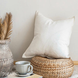 Linen Plain Simple Cushion Cover
