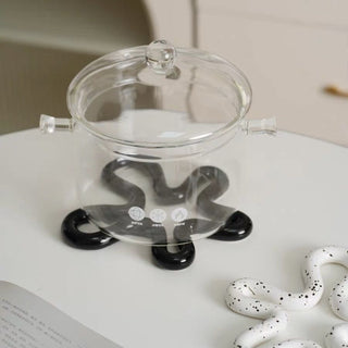Wavy Ceramic Trivet     Decorative Object