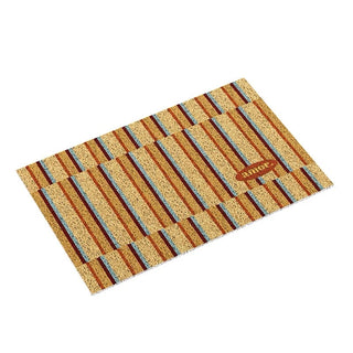 Retro Color Stripe Pattern Entrance Mat 50 x 80 cm Mud Removal
