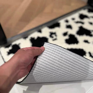 Monochrome Cow print Door mat entrance mat 50x80cm bath mat