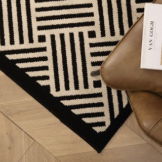 Braided pattern Door mat entrance mat 2 sizes: 50x80cm and 60x90cm