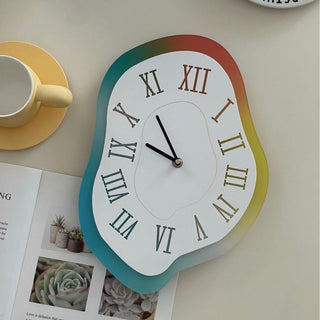 Irregular Wave Acrylic Clock  Wall Clock