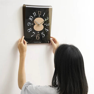 Square Acrylic Wood Art Clock  Wall Clock