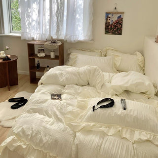 Gathered Frill Duvet Cover Set