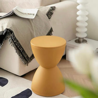 Hourglass design side table stoolin  chair