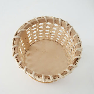 Rattan Kagome Weave Brush Stand Multi-Pot