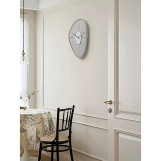 Matte Gray Nuance Design Art Clock  Wall Clock