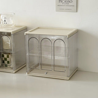 Clear Acrylic Two-Tier Display Storage Box