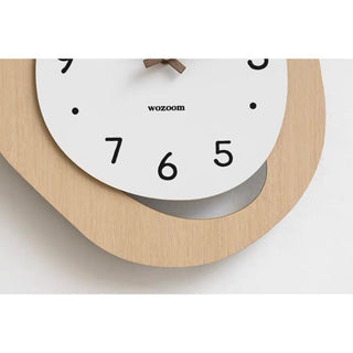 Nuance Curve Retro Clock  Wall Clock