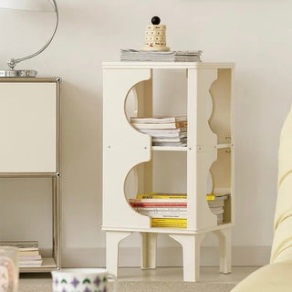 Legged Curved Three-Tier Storage Display Rack Side Table