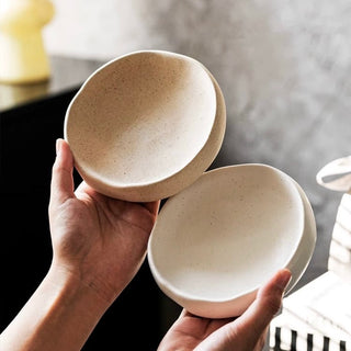 Natural Ceramic Round Accessory Tray   Small Item Holder Plate Tray