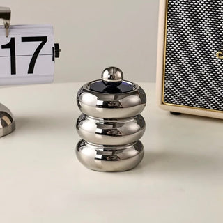 Ball Ceramic Brush Stand with Lid Three-Tier Four-Tier Chubby 6 Types  Small Item Storage