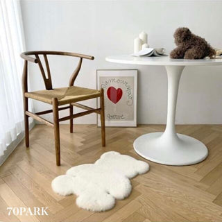 Bear Faux Fur Rug Mat